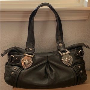 B Makowsky leather bag
